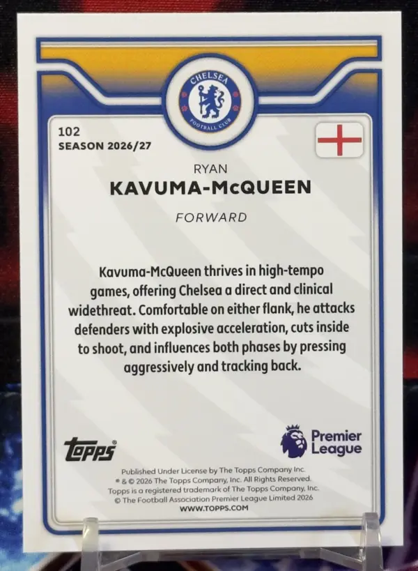 26/27 Topps Premier League - Ryan Kavuma-McQueen
