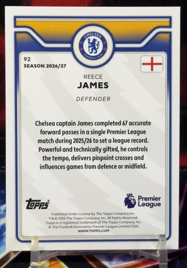 26/27 Topps Premier League - James