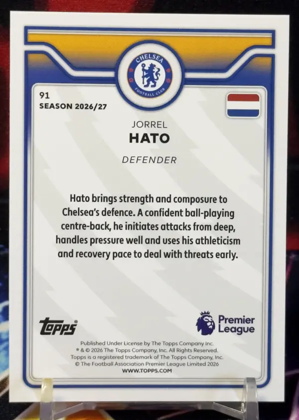 26/27 Topps Premier League - Jorrel Hato