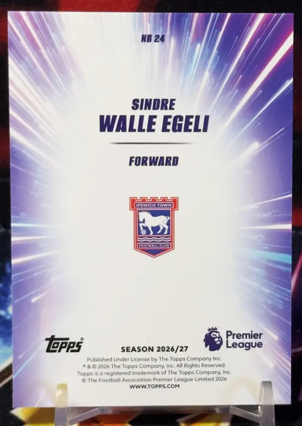 26/27 Topps Premier League - Sindre Walle Egeli