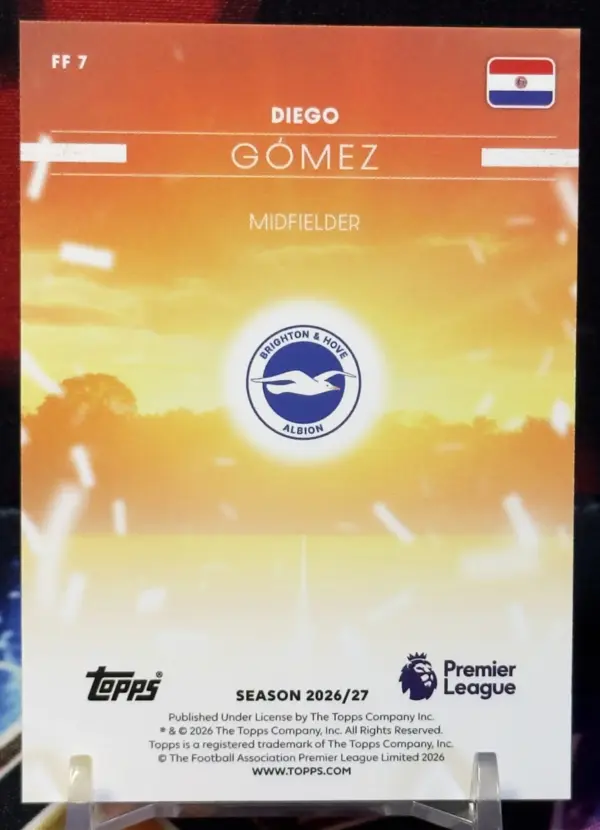 26/27 Topps Premier League - Diego Gómez