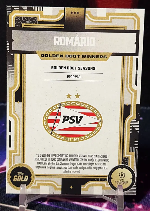 25/26 Topps Gold UEFA - Romário
