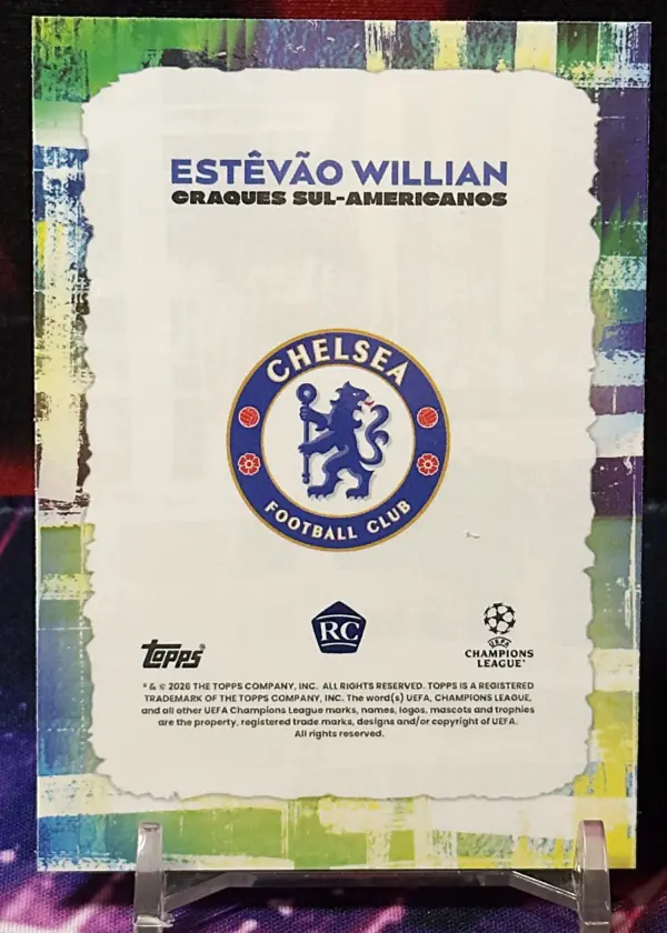 25/26 Topps Jogaço UEFA - Estêvão Willian