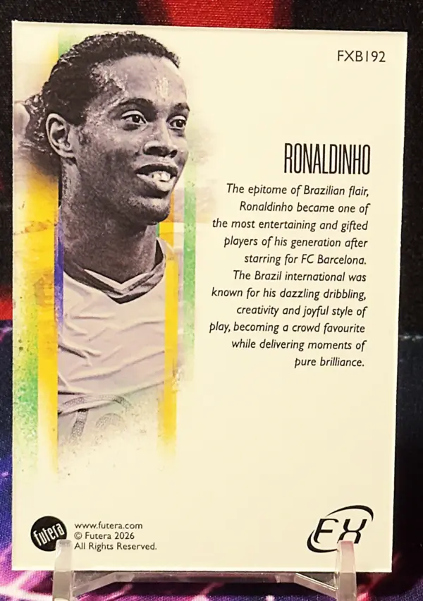 2026 Futera FX series - Ronaldinho