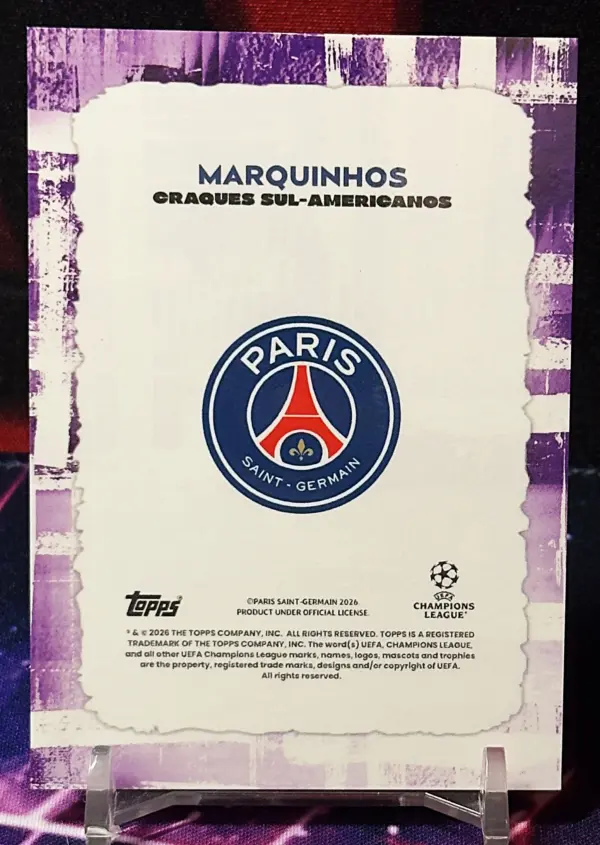 IMG_5708 25/26 Topps Jogaço UEFA - Marquinhos (limit/50)
