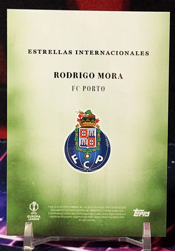 25/26 Topps Simplicidad UEFA - Rodrigo Mora (limit/75)