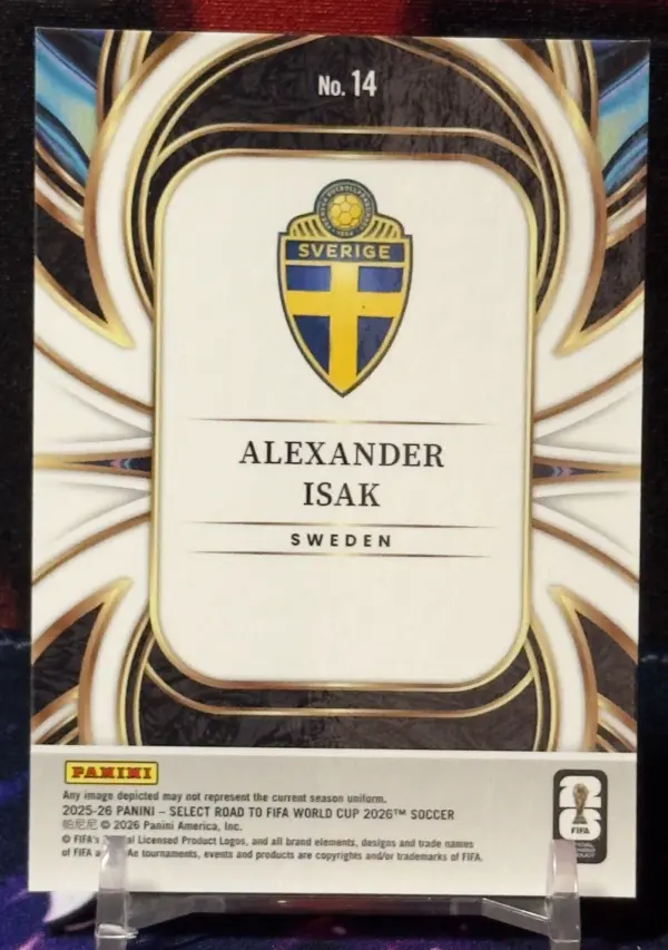 25/26 Panini Select Road to FIFA - Alexander Isak