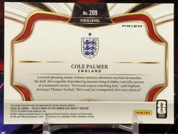 25/26 Panini Select Road to FIFA - Cole Palmer