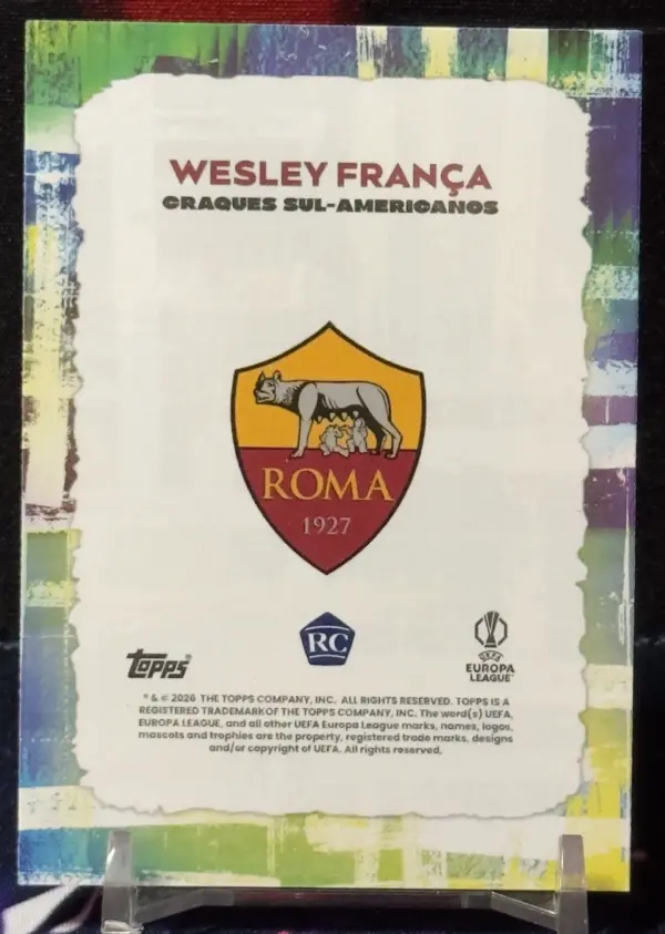 25/26 Topps Jogaço UEFA - Wesley França