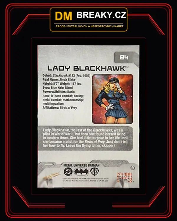 2025 Skybox metal universe - Lady Blackhawk