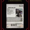 2025 Skybox metal universe - Orpheus