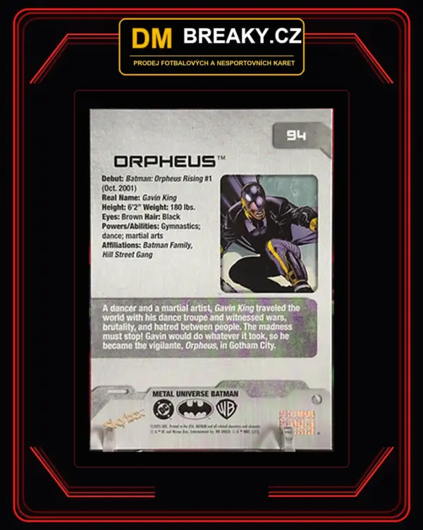 2025 Skybox metal universe - Orpheus