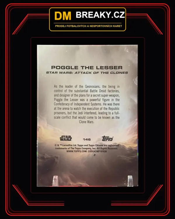 Obrázek ChatGPT 3. 10. 2026 15_46_17 2025 Topps chrome - Poggle The Lesser