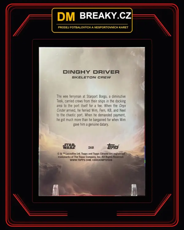 2025 Topps chrome - Dinghy Driver