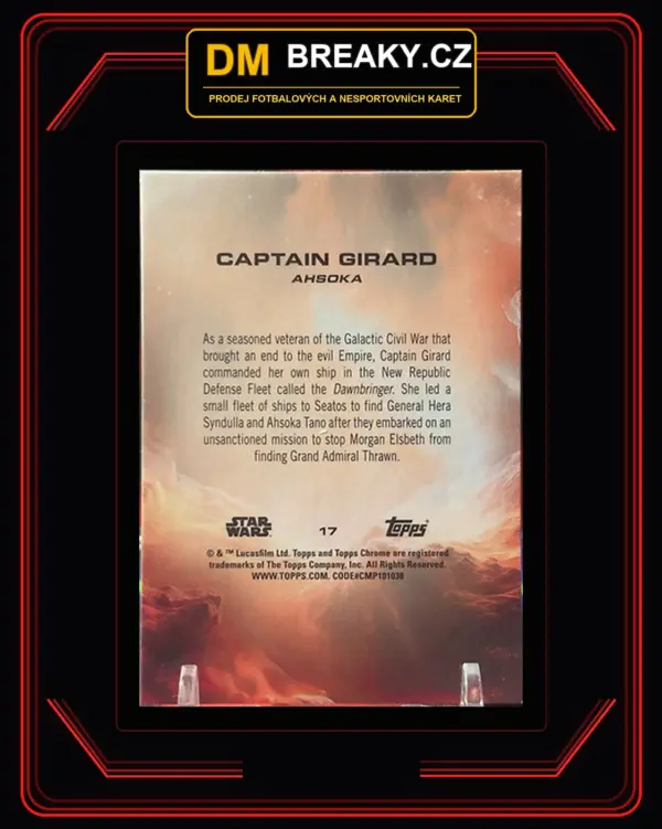 2025 Topps chrome - Captain Girard
