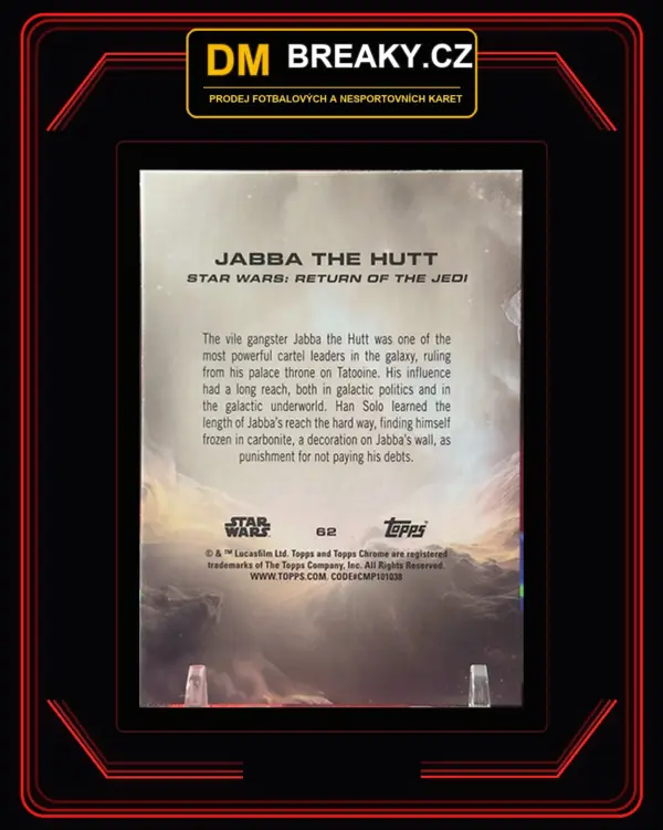 2025 Topps chrome - Jabba The Hutt