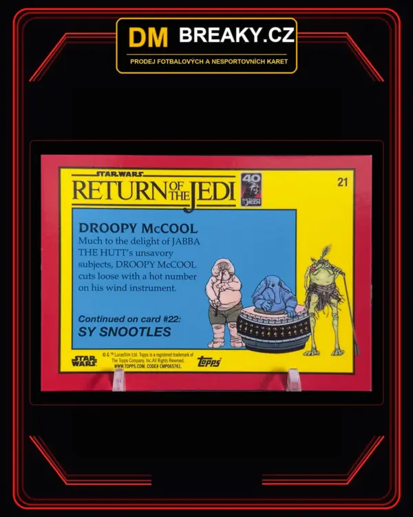 2023 Topps Saphire - Droopy McCool (limit/75)