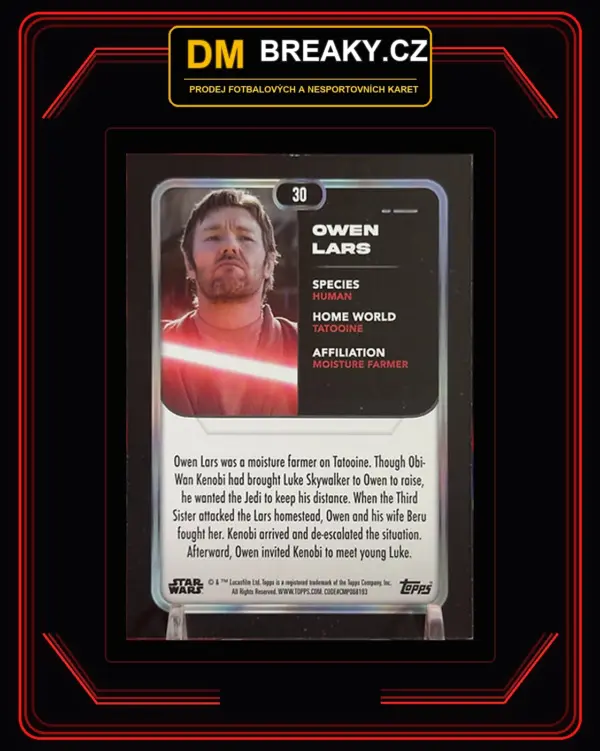 2023 Topps flagship - Owen Lars (limit/50)