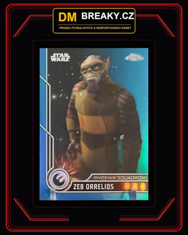 2023 Topps chrome - Zeb Orrelios (limit/150)