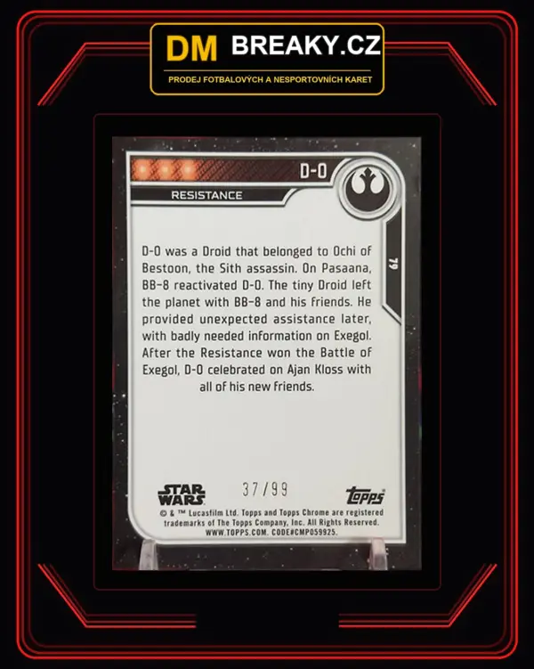 2023 Topps chrome - D0-Resistance (limit/99)