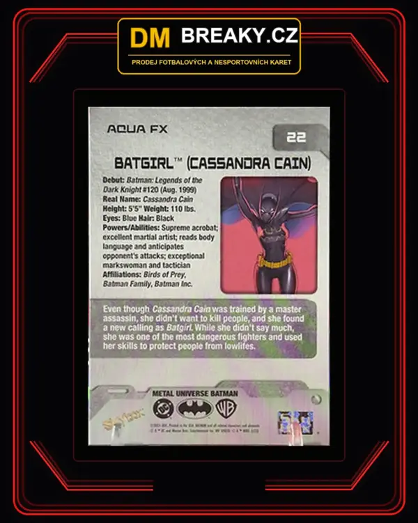 2025 Skybox metal universe - Batgirl hero