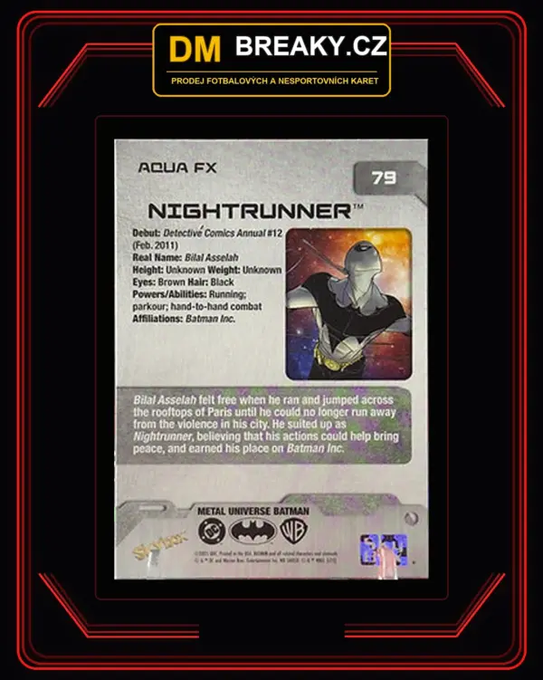 2025 Skybox metal universe - Nightrunner