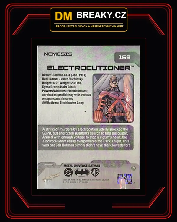 2025 Skybox metal universe - Electrocutioner