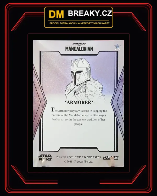 2026 Card.Fun The Mandalorian – This Is The Way - Armorer