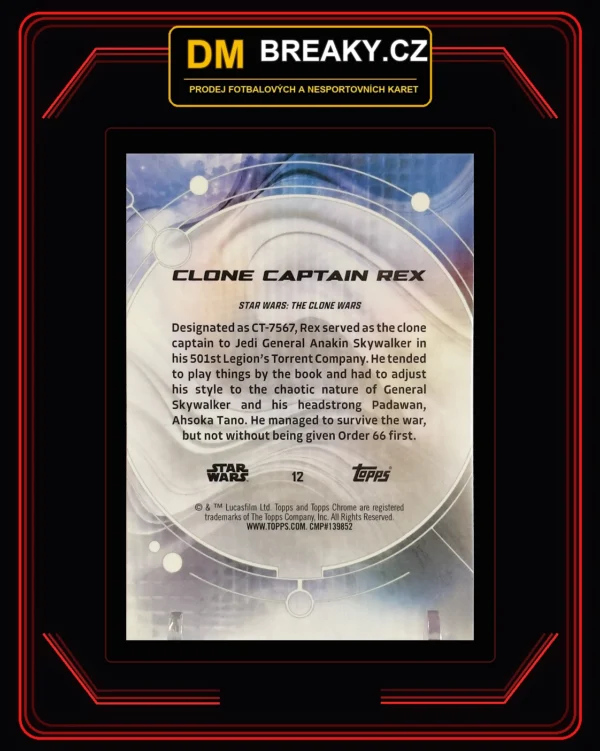 2026 Star Wars chrome - Captain Rex