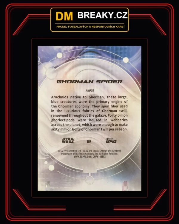 2026 Star Wars chrome - Ghorman Spider