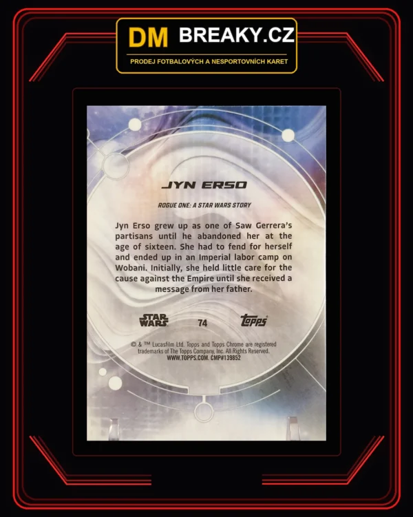 2026 Star Wars chrome - Jyn Erso