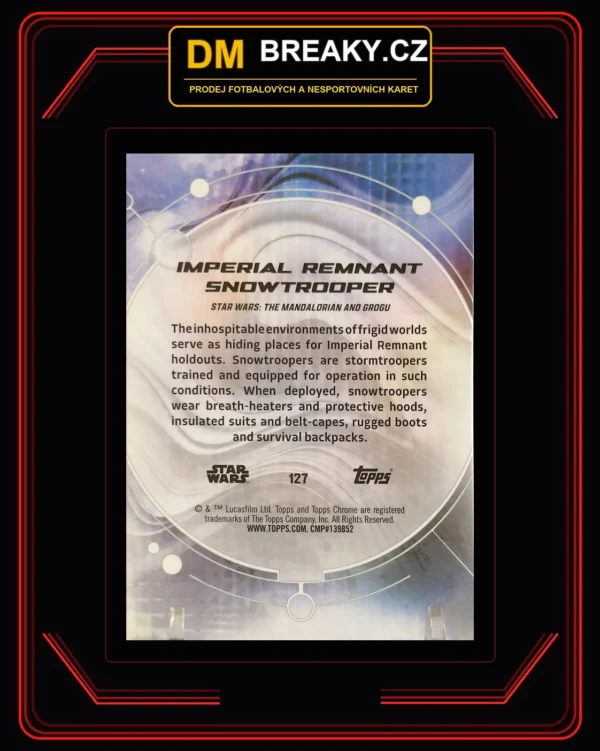 2026 Star Wars chrome - Imperial Remnant snowtrooper