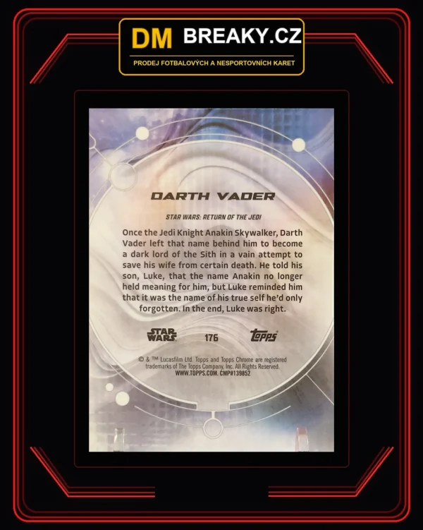 2026 Star Wars chrome - Darth Vader