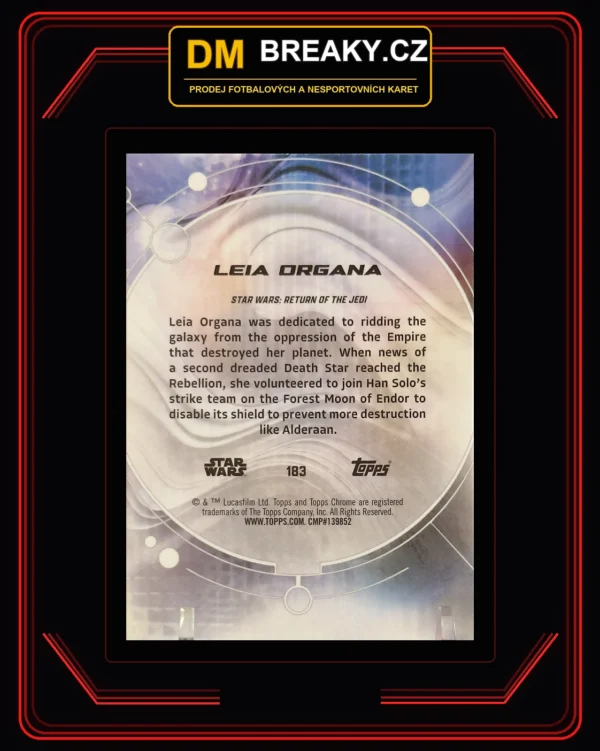 2026 Star Wars chrome - Leia Organa