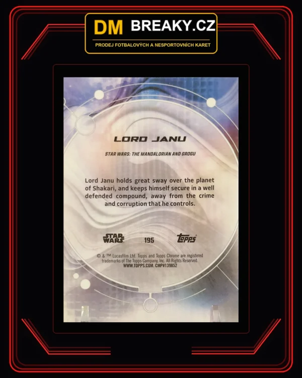 2026 Star Wars chrome - Loro Janu